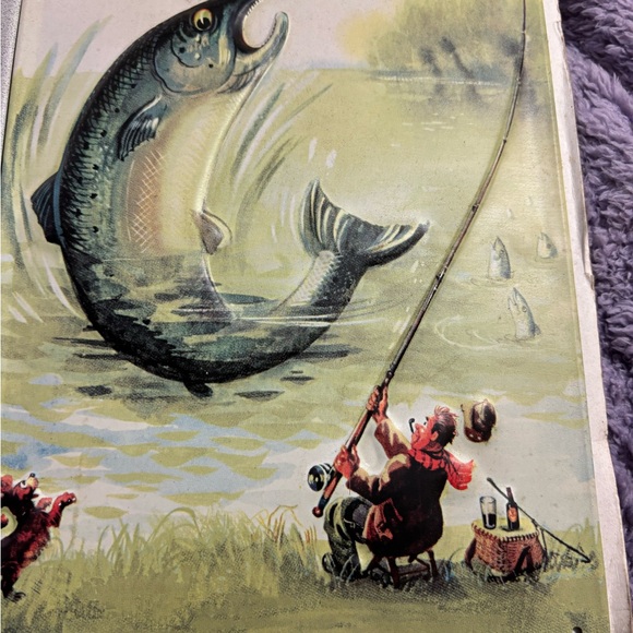 Metal Tin Beer Fishing Signs Man Cave Decor - Picture 3 of 4